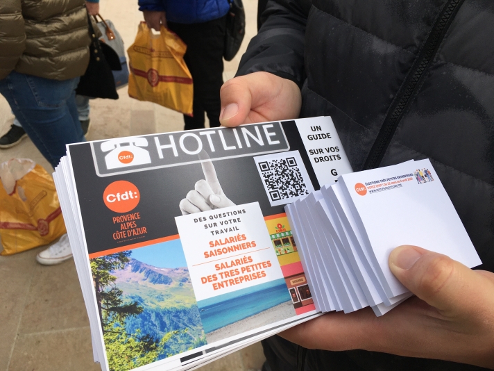 La hotline, le service CFDT utile proposé pour la campagne...