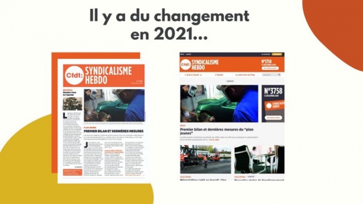 En 2021, Syndicalisme Hebdo passe au numérique.