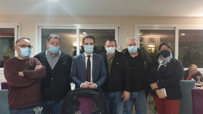 Pour parler des difficultés rencontrées par les conducteurs pendant la pandémie, le ministre des Transports, Jean-Baptiste Djebbari, a été invité fin novembre dans un restaurant routier à Cuvilly (Oise) par des militants de l’UFR des Hauts-de-France.