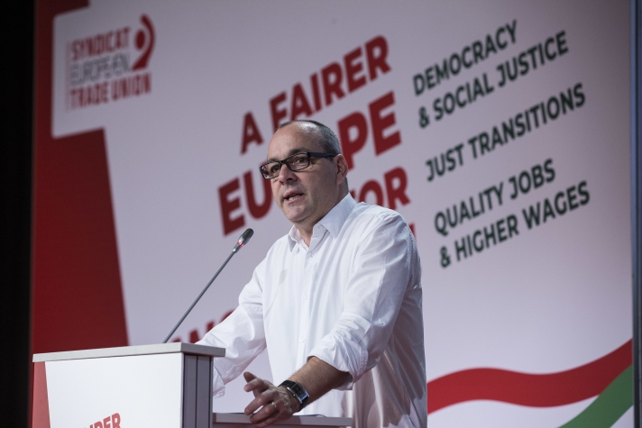 En tant que président de la Confédération européenne des syndicats, Laurent Berger a rappelé l’urgence d’initiatives européennes fortes consistant à remettre le citoyen au cœur des politiques de l’UE.
