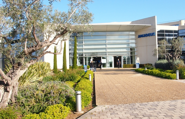 Les locaux d’Amadeus Nice à Sophia Antipolis (Alpes-Maritimes).